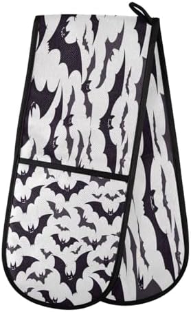 Premium Heat-Resistant Halloween Oven Mitts for Baking Cooking