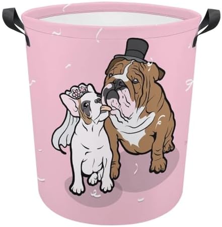 MeikoKo French Bulldog Couple Storage Basket