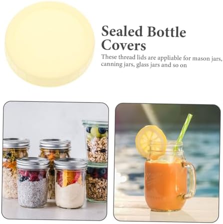 Zerodeko Plastic Mason Jar lids