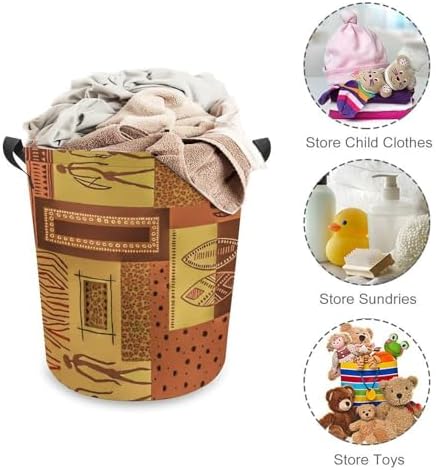 Geometric Pattern Collapsible Laundry Hamper