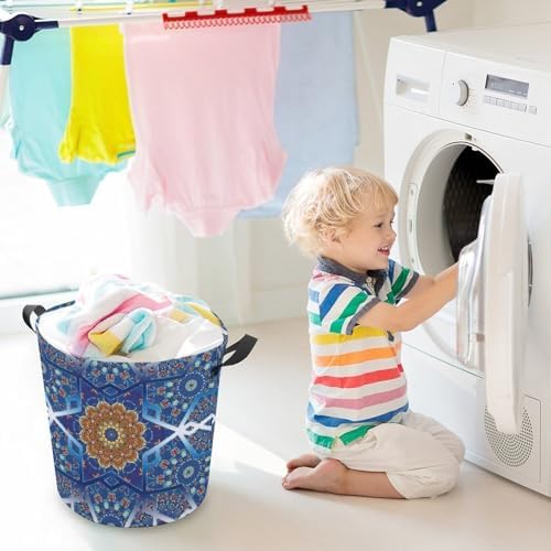 Beautiful Abstract Geometric Boho Laundry Hamper