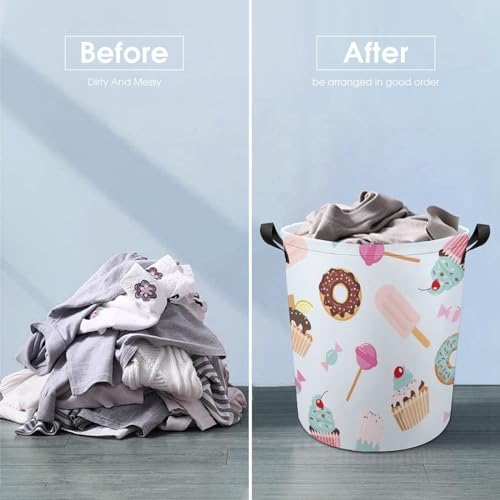 Meiko Ice Cream Summer Laundry Hamper