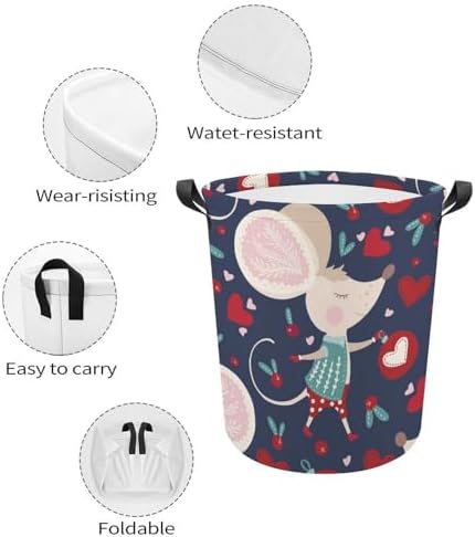 Cute Cartoon Mouse Laundry Hamper