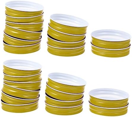 12-Piece Mason Jar Lids Preserve Jars Keep Contents Fresh