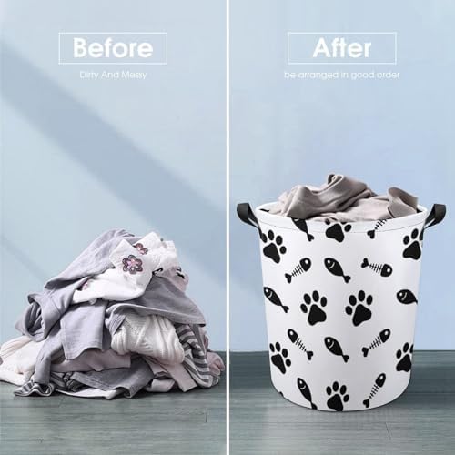 Water-Resistant Collapsible Laundry Basket for Families Students