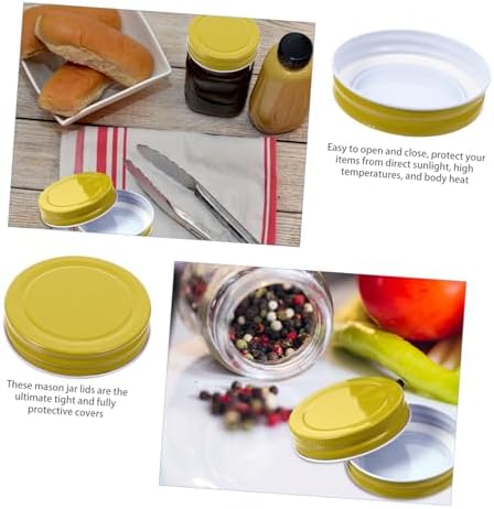 BrightFufu 70mm Mason Jar Lids Pack of 12