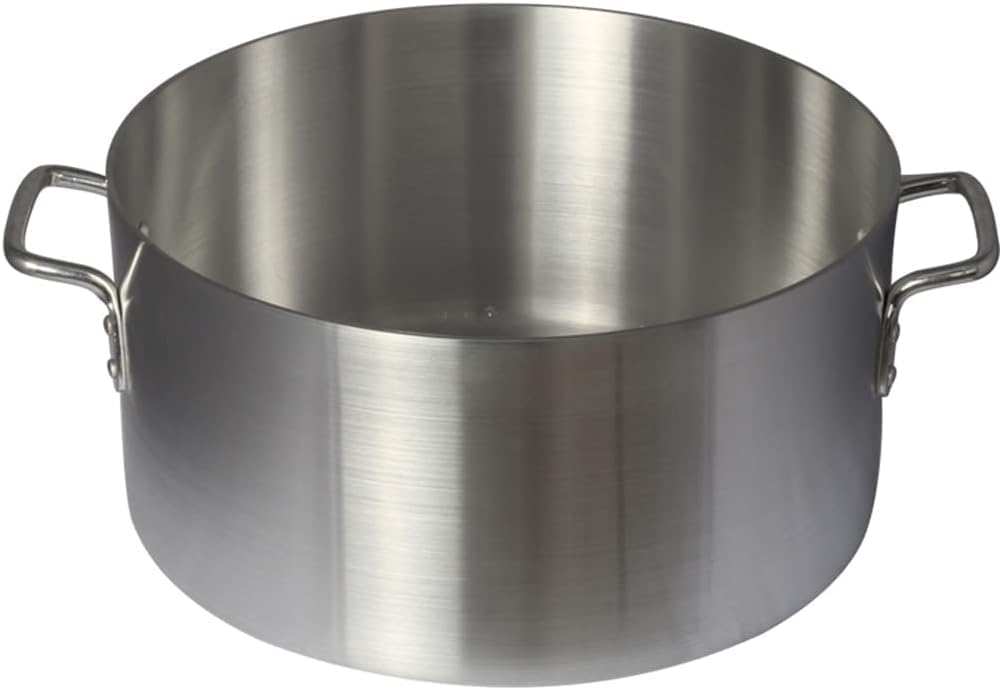 AttreX 20 Qt Aluminum Pasta Cooker Pot With 4 Stainless Steel Inserts