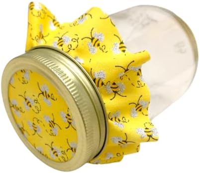Nakpunar 12-Piece Fabric Jar Covers with Ties - Perfect Fit Abuse-Proof