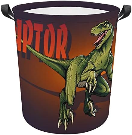 MEIKKO Velociraptor Dinosaur Kids Storage Bag Collapsible Waterproof Easy to Carry