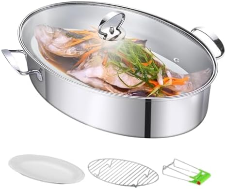 Stainless Steel Fish Steamer for Home Use