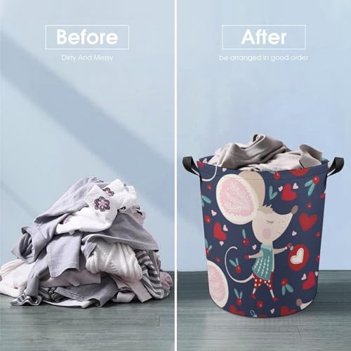 Cute Cartoon Mouse Laundry Hamper