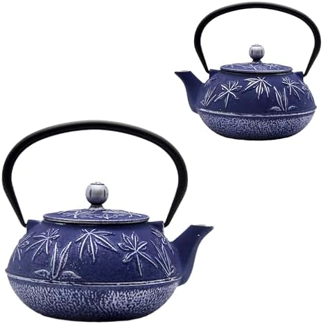 Cast Iron Tea Kettle with Stainless Steel Infuser