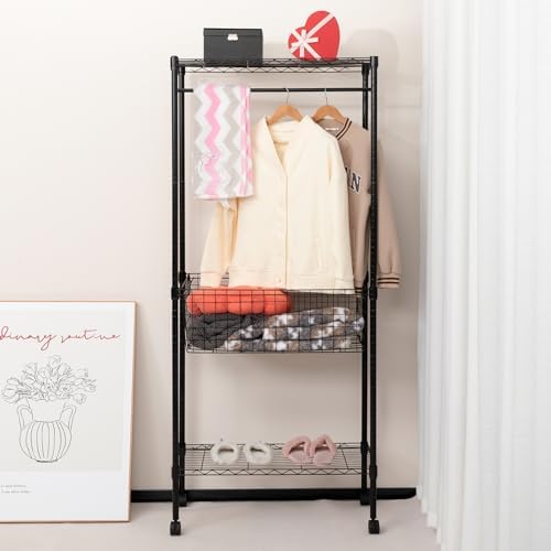 Clothes Hanger Basket Organizer