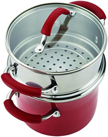 Rachael Ray Nonstick Sauce Pot with Steamer Set 3Q
