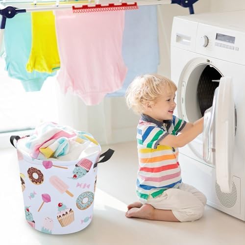 Meiko Ice Cream Summer Laundry Hamper