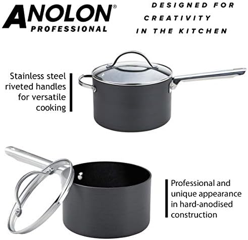 Anolon Professional Saucepans 16 18 20cm Set