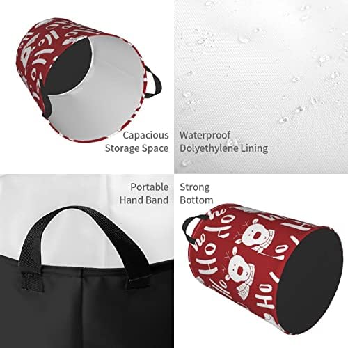 Perfect Storage Christmas Laundry Hamper with Easy Handling
