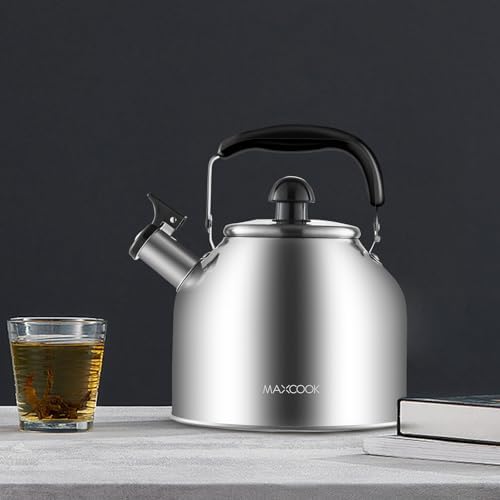 MAXCOOK Stainless Steel Whistling Tea Kettle Boiling Water