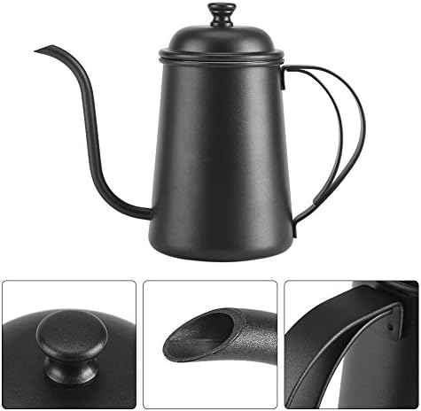Stainless Steel Gooseneck Kettle 650ml for Coffee More