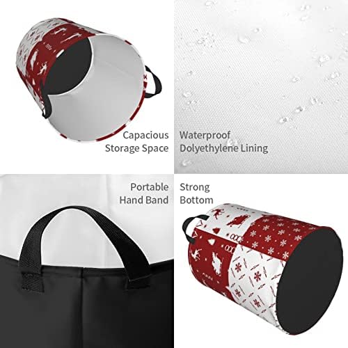 Foldable Christmas Laundry Hamper with Innovative Design