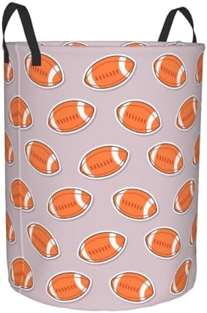 American Football Large Collapsible Laundry Hamper