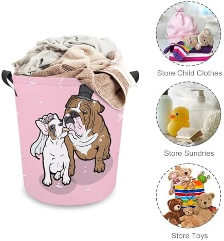 MeikoKo French Bulldog Couple Storage Basket