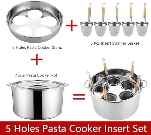 UNbit Stainless Steel Pasta Cooker Set 1