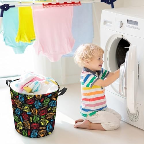 Game Theme Laundry Basket for Gamers