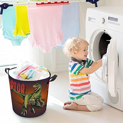 MEIKKO Velociraptor Dinosaur Kids Storage Bag Collapsible Waterproof Easy to Carry