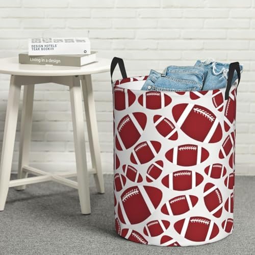 Football-Themed Laundry Hamper for Easy Storage