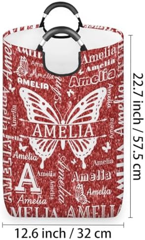Perfect for College Essentials Storage - Personalized Laundry Basket