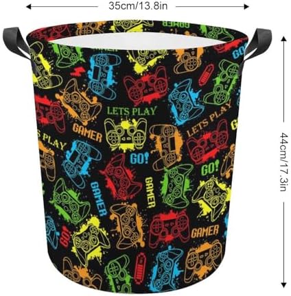 Game Theme Laundry Basket for Gamers
