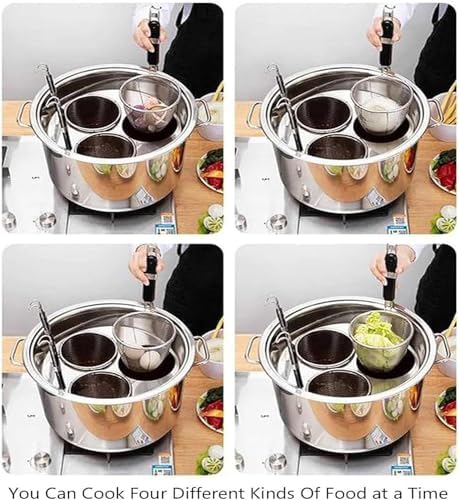 Stainless Steel Cooking Pot Set for Home and Restaurant