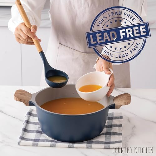 Country Kitchen Nonstick Pots and Pans Set 14-Piece