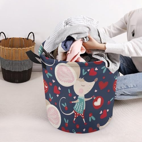 Cute Cartoon Mouse Laundry Hamper