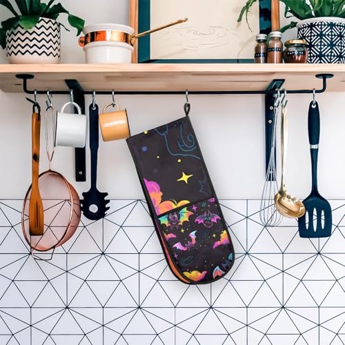 Halloween Double Oven Mitts - Heat-Resistant Durable