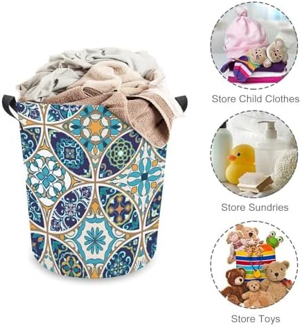 Moroccan Style Compact Laundry Basket