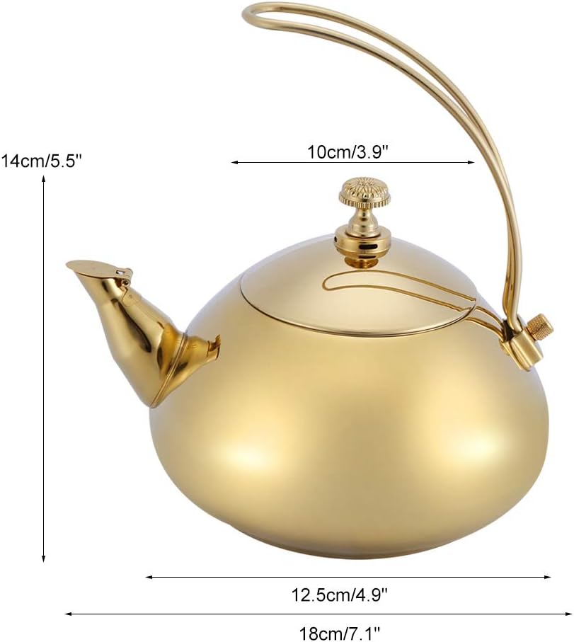 Fast-Heating Stainless Steel Teakettle for Brew_efficient Tea