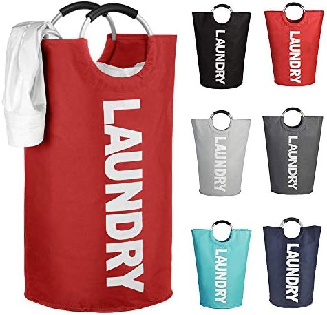 WZ Geanmoki 82L Laundry Basket Red Foldable