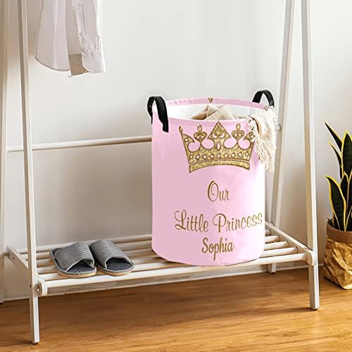 Our Little Princess Large Storage Laundry Basket Handle Included