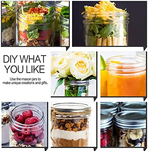Premium Mason Jars Set for Easy Storage