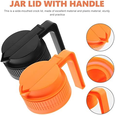 Hemoton 2-Piece Lids for Mason Jars Easy Pitcher Dispenser