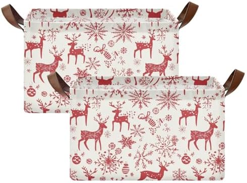 Christmas Reindeer Storage Bin for Laundry Hamper 169x114x10inch