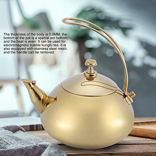 Fast-Heating Stainless Steel Teakettle for Brew_efficient Tea