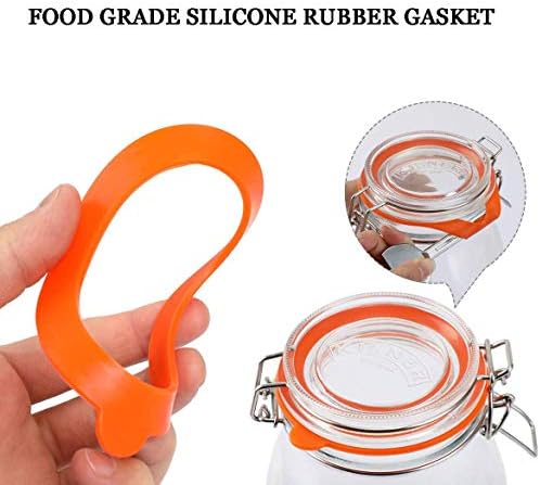 MIRACLE BLACK Silicone Silicone Gaskets for Mason Jars