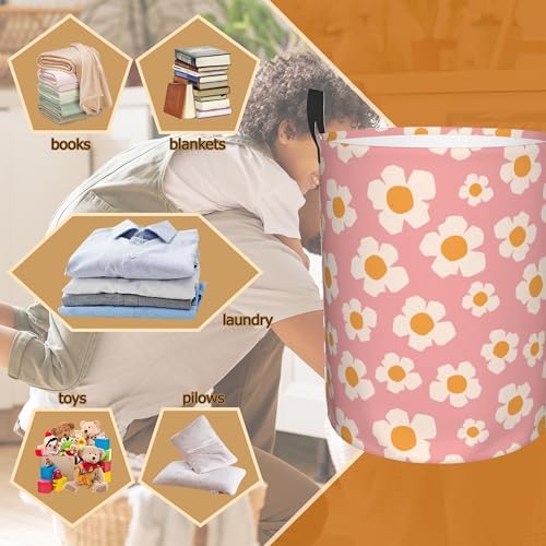 Retro Floral Storage Basket