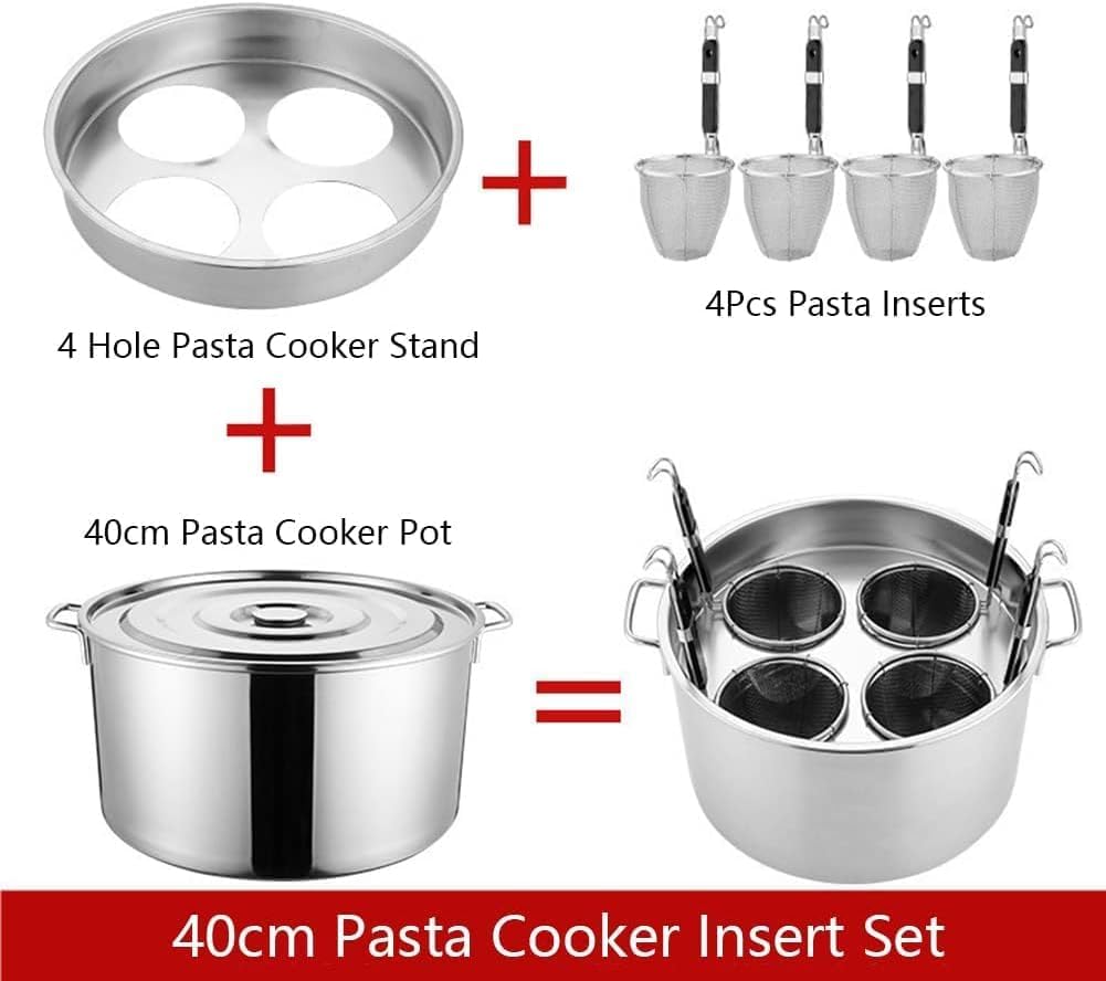 UNbit Pasta Pots Stainless Steel Cooker Set