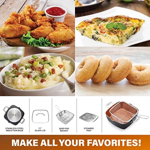 GOTHAM STEEL - 6 Qt Cookware Set