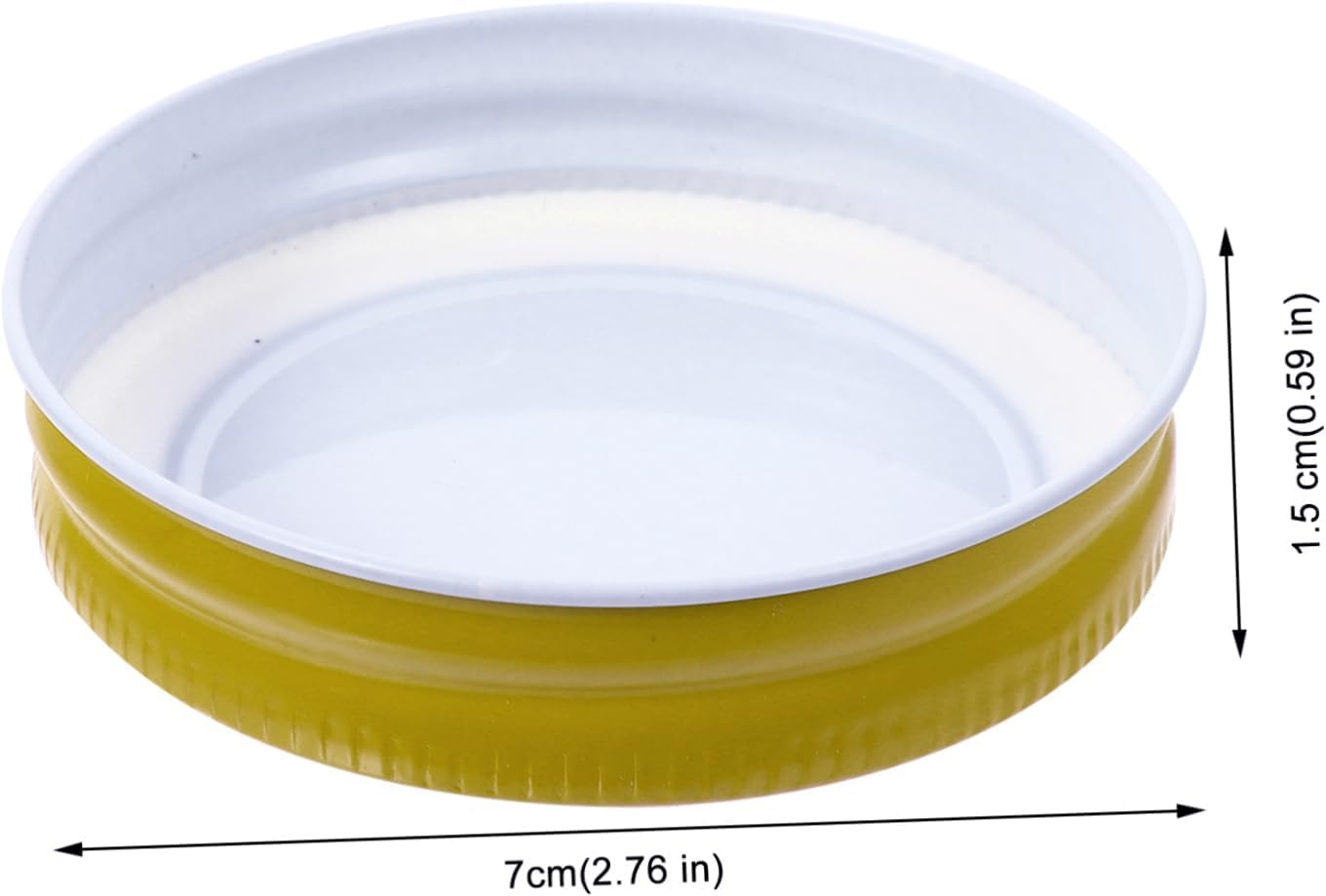 7cm Mason Jar Replacement Lids Easy to Clean Leak-Proof