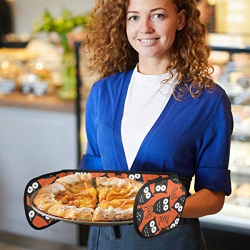 Halloween Owl BOO Double Oven Mitt